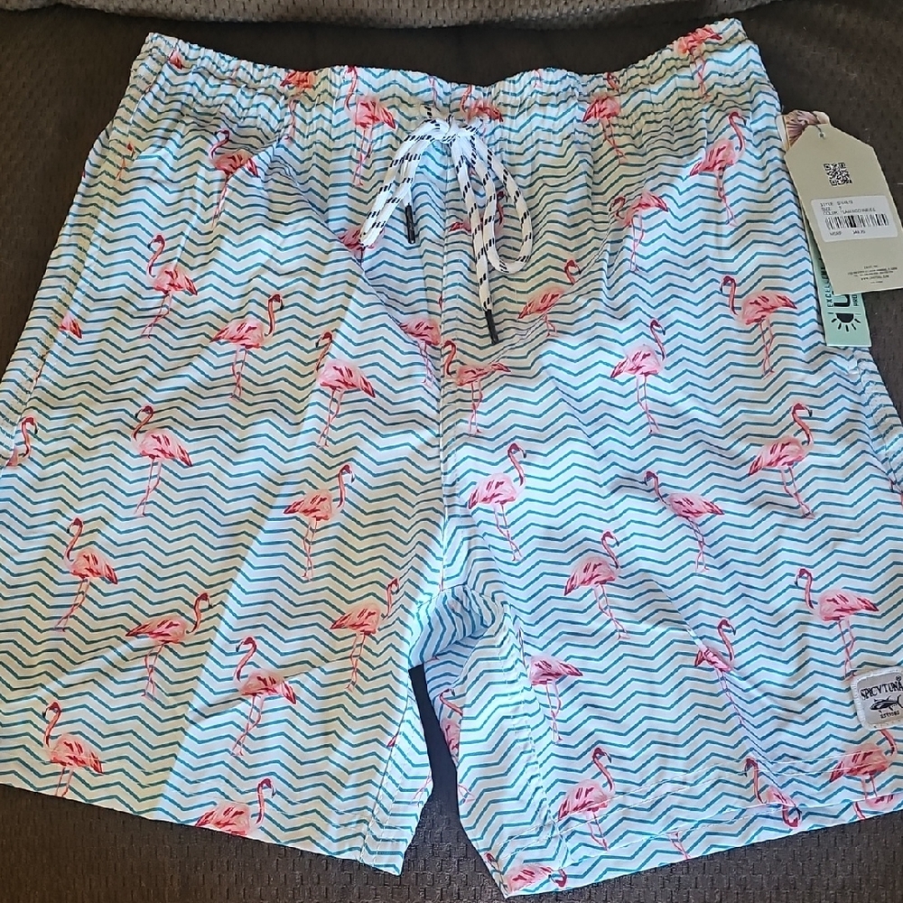 Spicy Tuna Men Swim Trunks Size Small